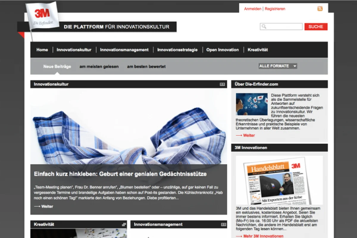 3M · Plattform für Innovationskultur „Die Erfinder